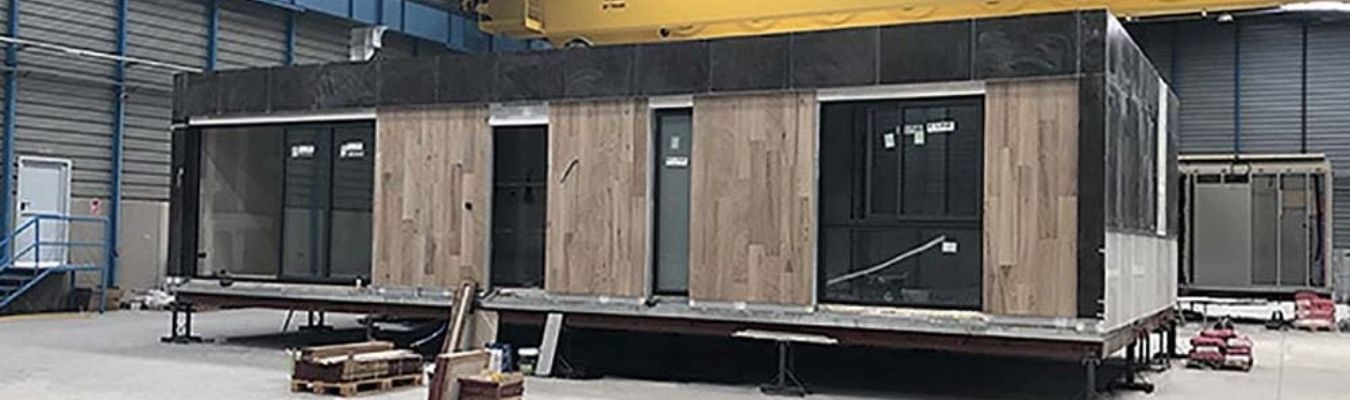 Construcción de viviendas industrializadas