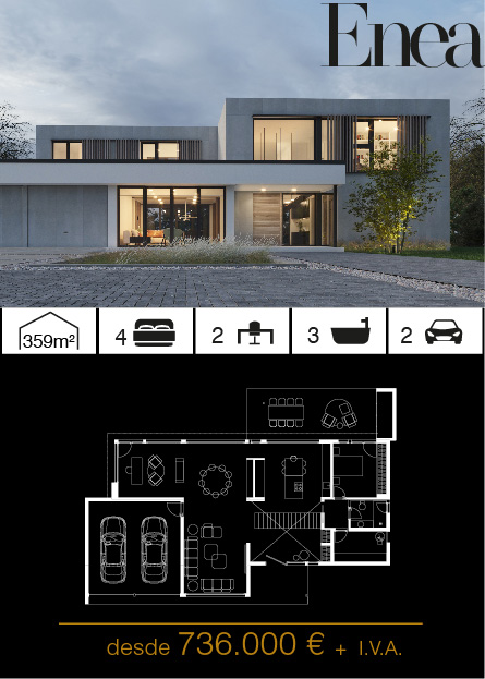 Modelo Enea Atlántida HOMES vivienda industrializada