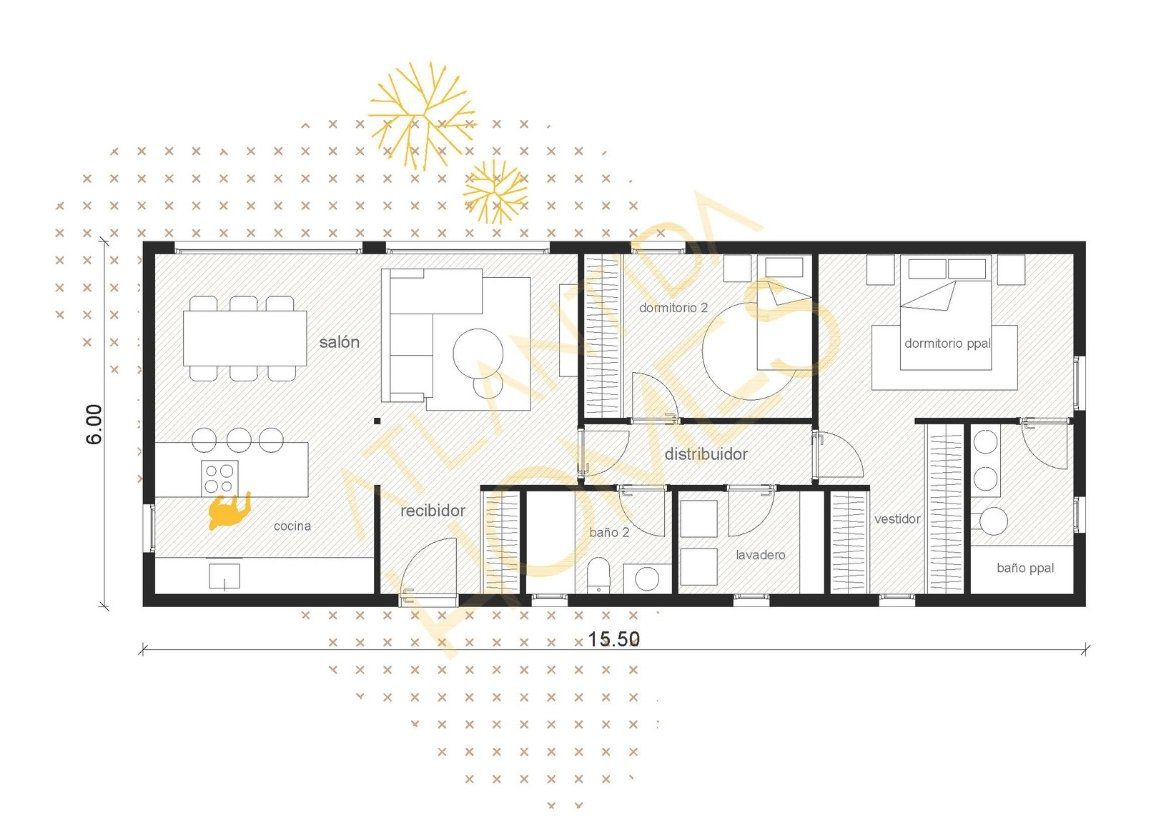 Plano casa prefabricada9