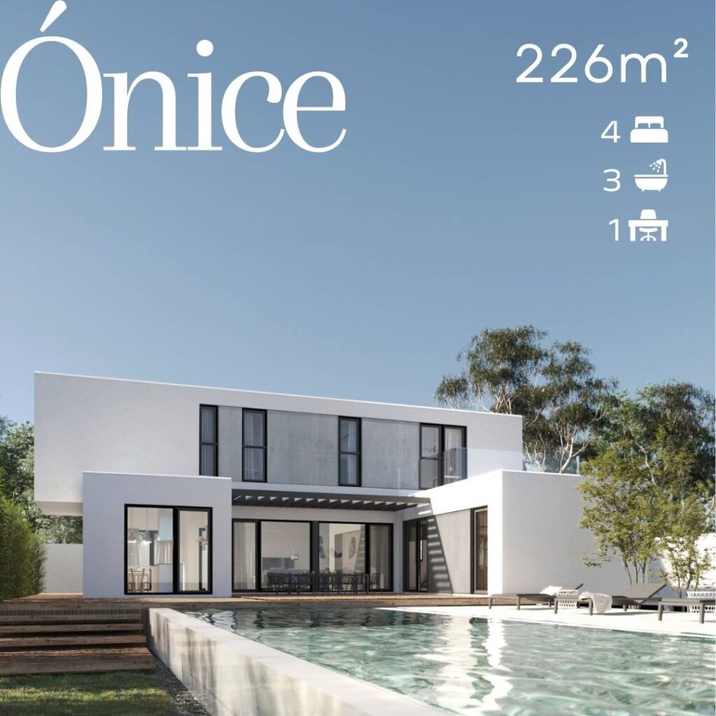 ónice casas con piscina