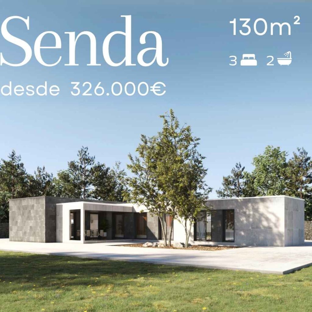 casas modulares en L - Senda