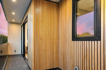 revestimiento exterior casa industrializada de madera